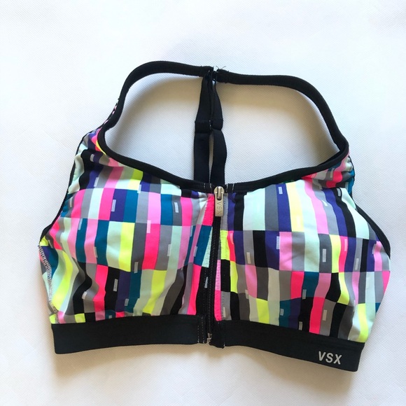 Victoria's Secret Other - Victoria’s Secret VSX Knockout Zip-Up Sports Bra